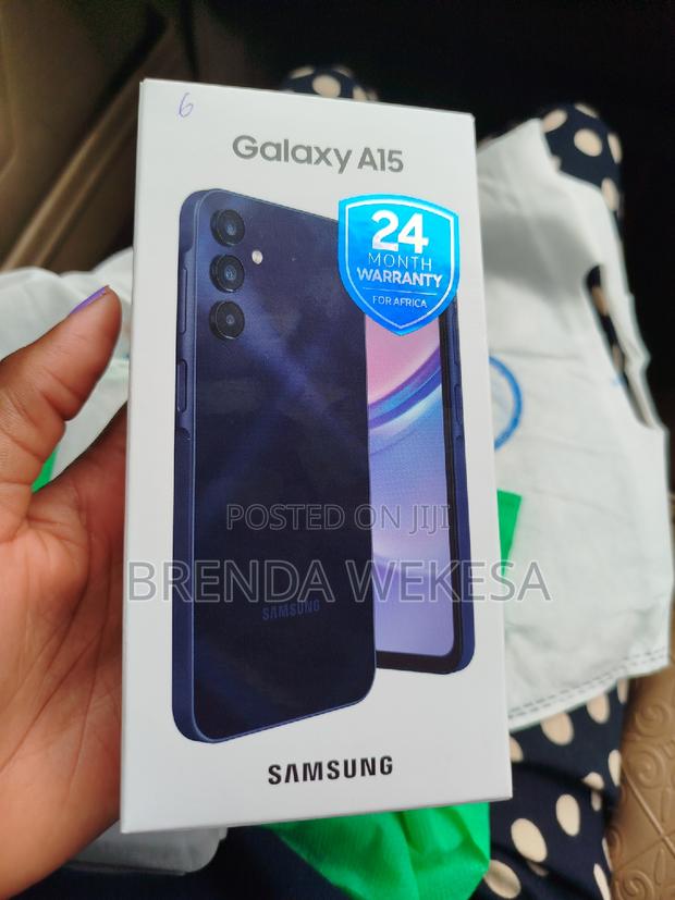 New Samsung Galaxy A15 128 GB Black - main view