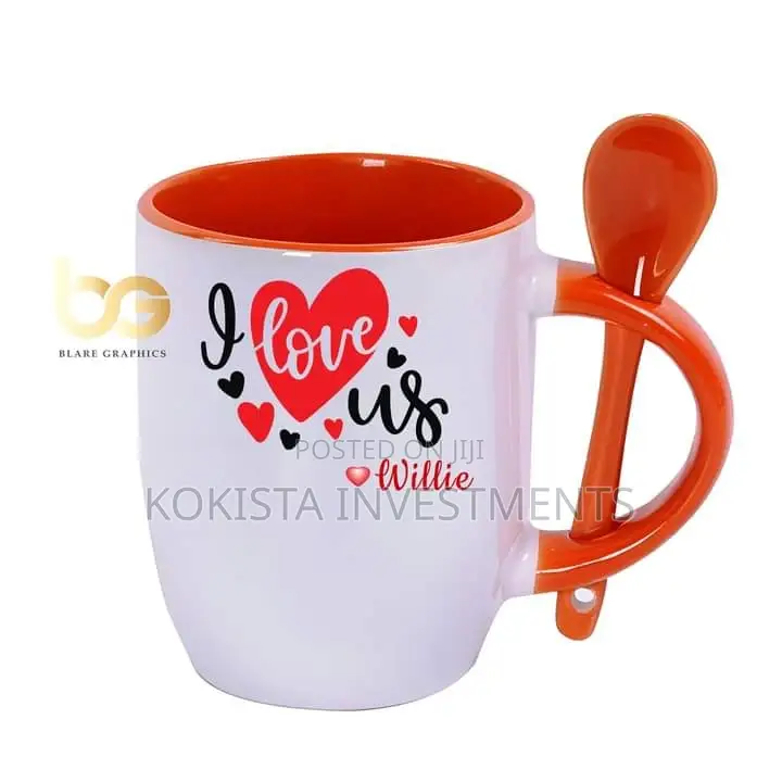 Printed Spoon Mugs
