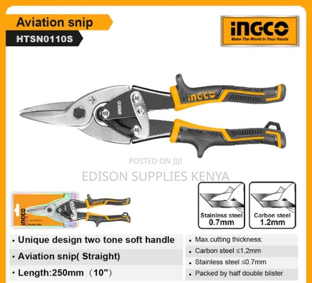 Tin Snips Ingco Aviation Tin Snips 10" Mabati Cutter Metal - main view