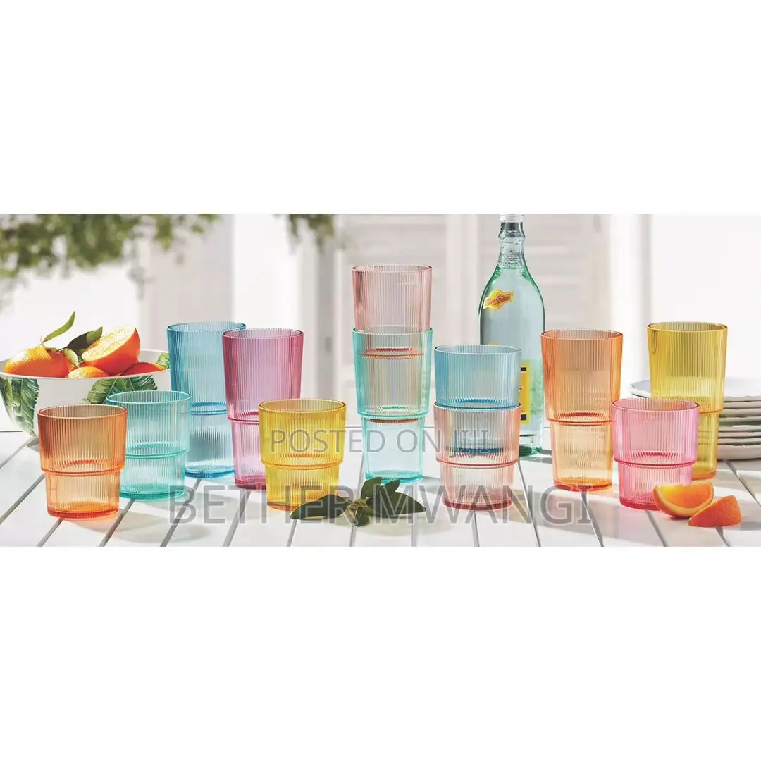 Shatter-Proof 12 Piece Drinkware Set.