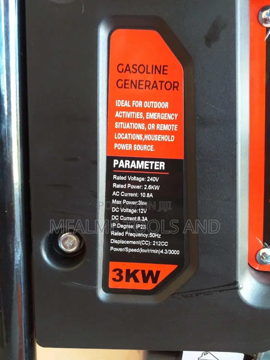 Sale!Sale!Petrol Generator Pure Sine Wave Technology Silent 212cc 3kva