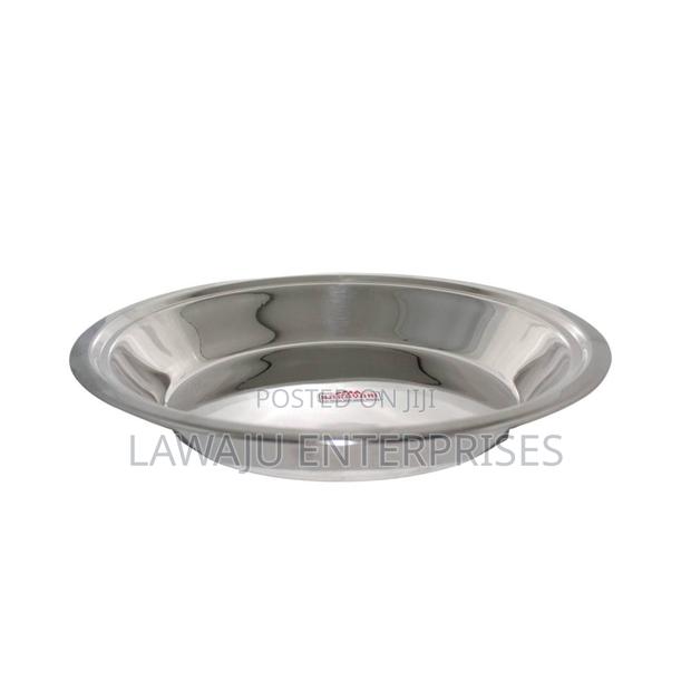 25cm Stainless Steel Round Tray