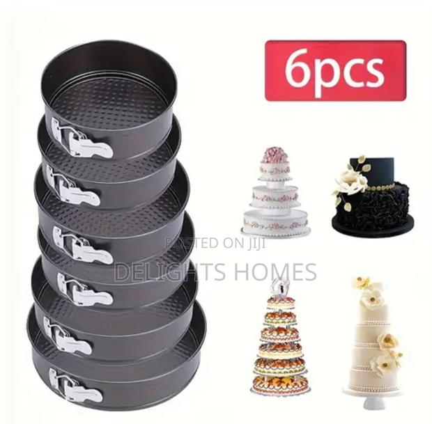 6in1 Cake Mould/Baking Tins