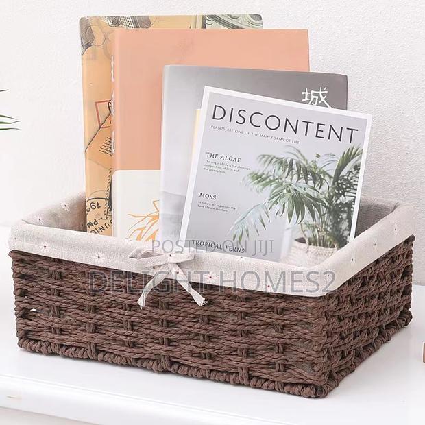 Weaved African Multi-Purpose Basket - main view