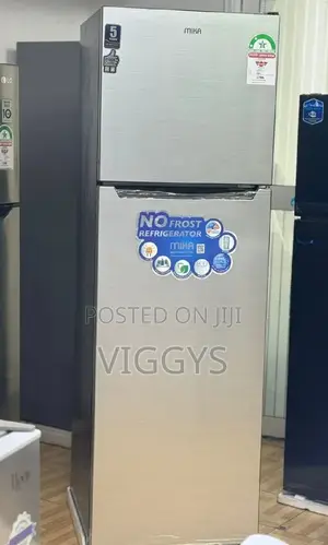 255 Litre Mika Non Frost Double Door Fridge