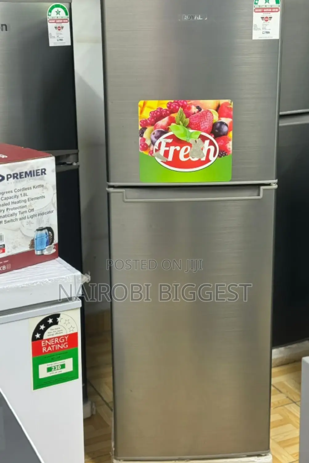 Royal 138litres Double Door Fridge