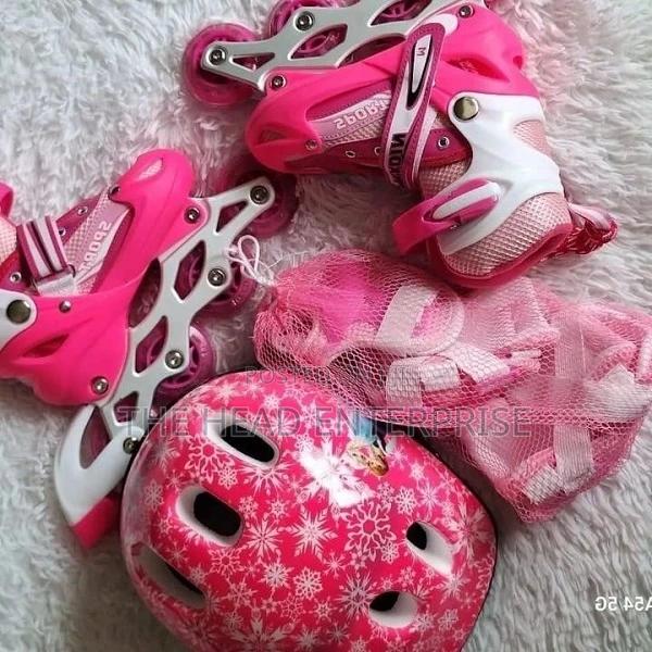 Pink Fullset Skating Shoe Available With Protective Gears
