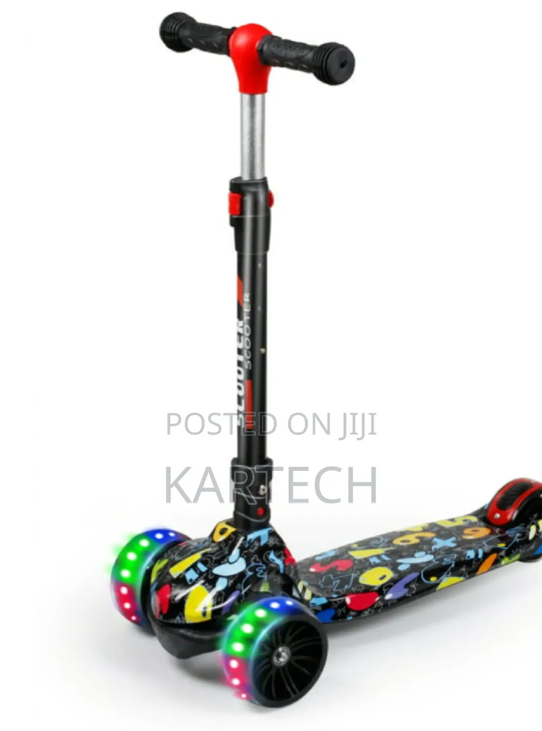 Printed Scooter With Music and Lights