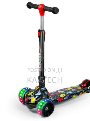 Printed Scooter With Music and Lights