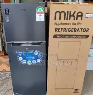 Mika 138litre Double Door Fridge