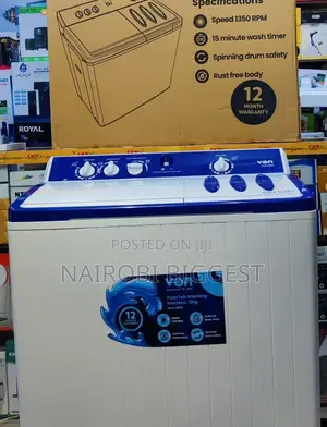 Von 12kgs Top Load Washing Machine