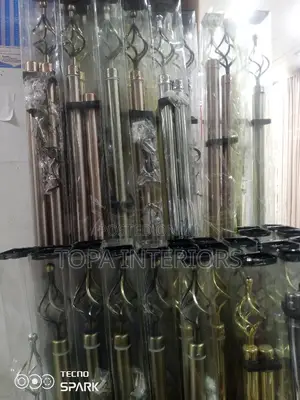 2m Single Portable Ready to Pick Adjustable Curtain Rods