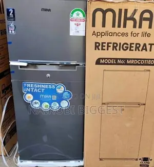 Mika 118 Litres Fridge Double Door