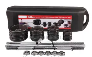 50kgs Chrome Adjustable Dumbbells