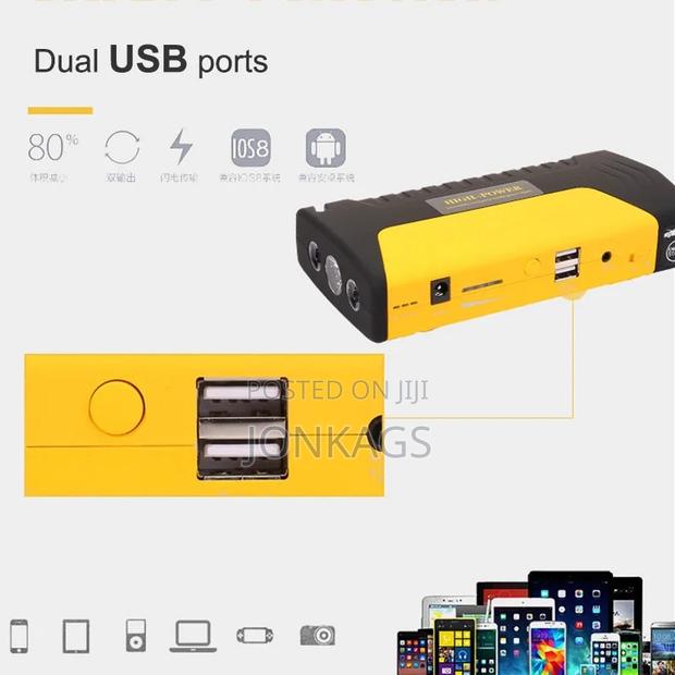 Car Jump Starter Power Plus Inflator Compressor - thumbnail 6