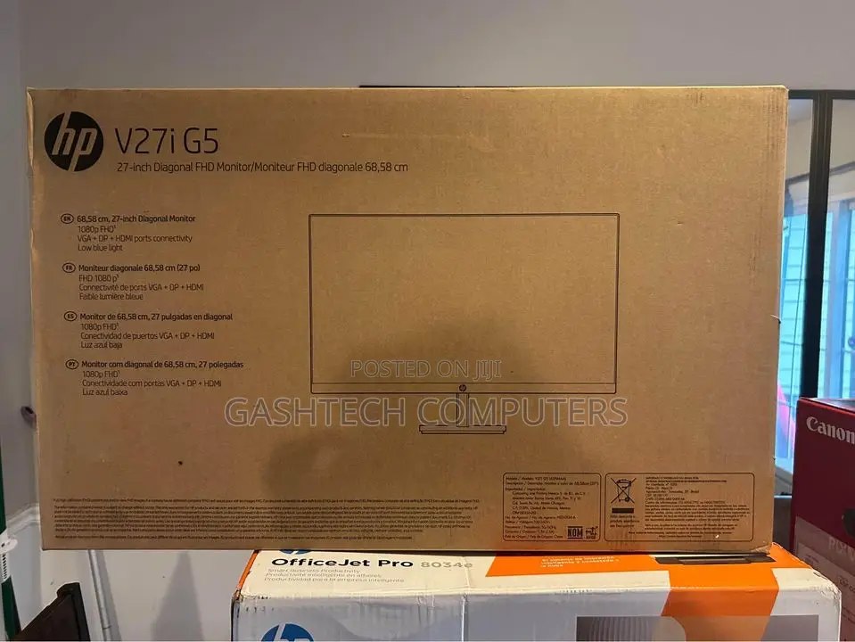 HP V27i 27" FHD 1920 X 1080