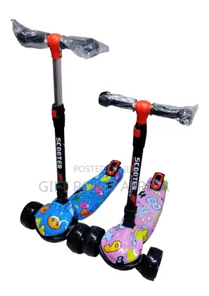 Three Wheels Kids Adjustable Scooters