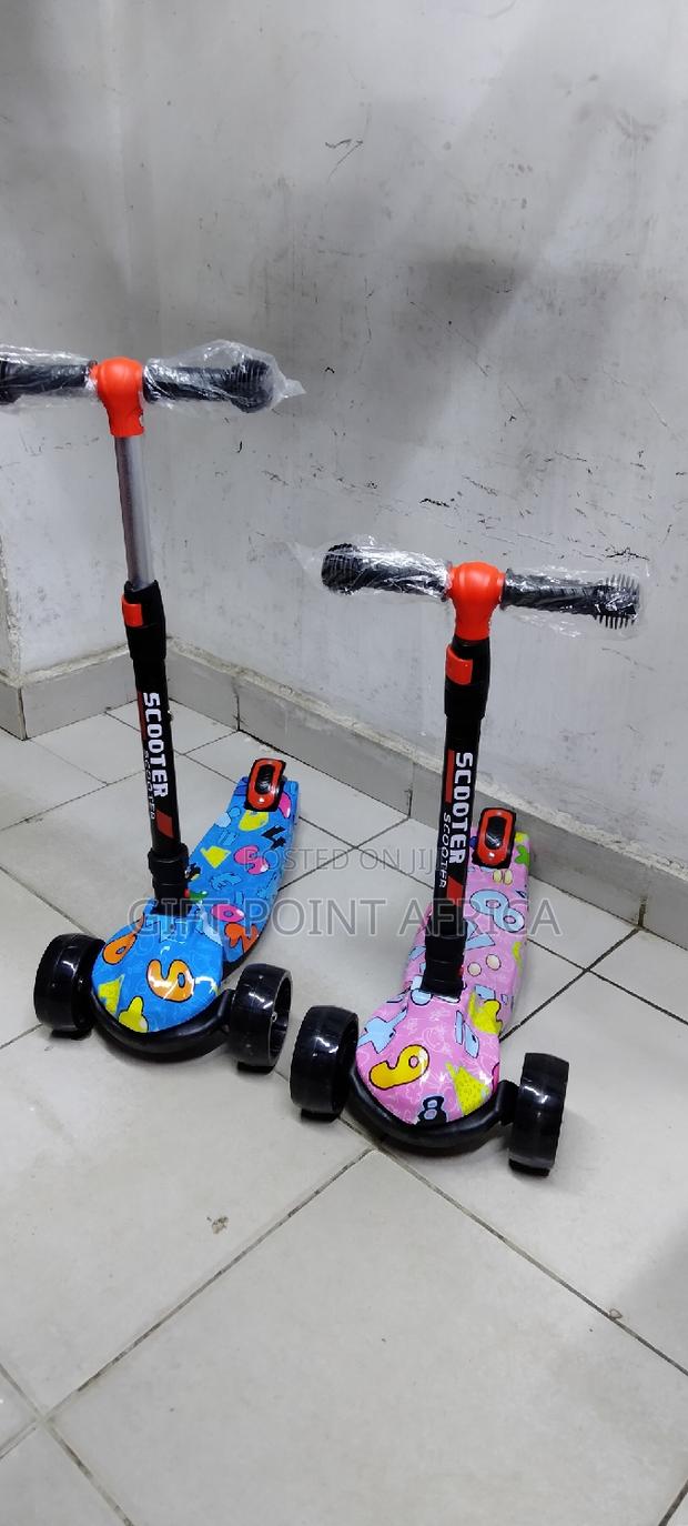 Three Wheels Kids Adjustable Scooters - main view