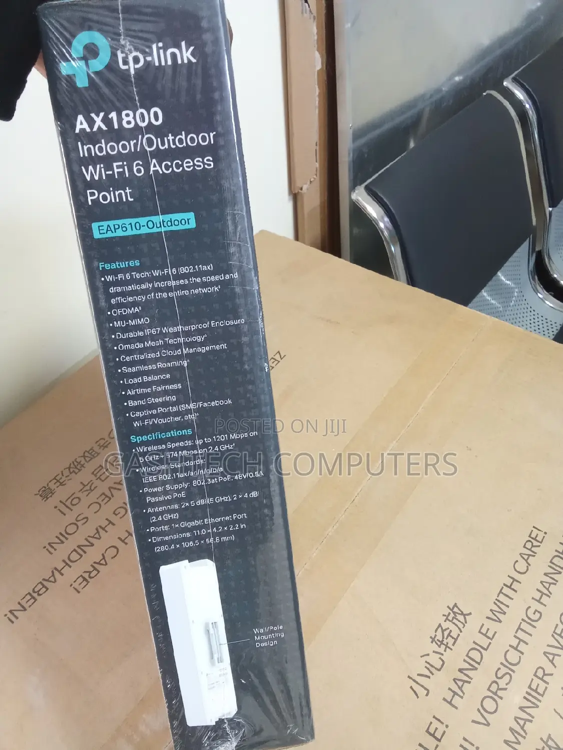 Tp-Link Ax1800 Eap610-Outdoor Wifi 6 Access Point