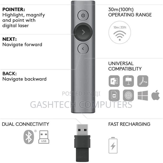 Presenter - Logitech Wireless Presenter Spotlight - main view