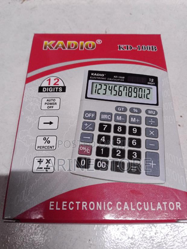 Kadio Kd-100b Electronic Calculator 12digits Kadio - main view