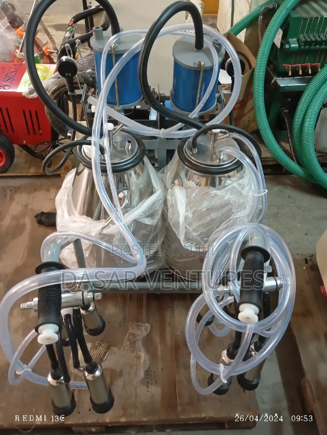 Double Cow Milking Machine - Milano