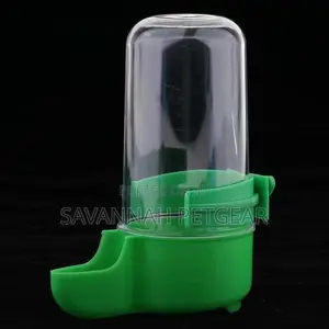 Bird Automatic Feeder Water Food Dispenser for Macaws Green
