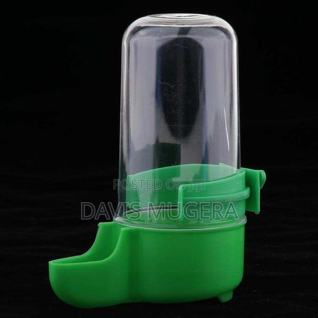 Bird Automatic Feeder Water Food Dispenser for Macaws Green - thumbnail 3