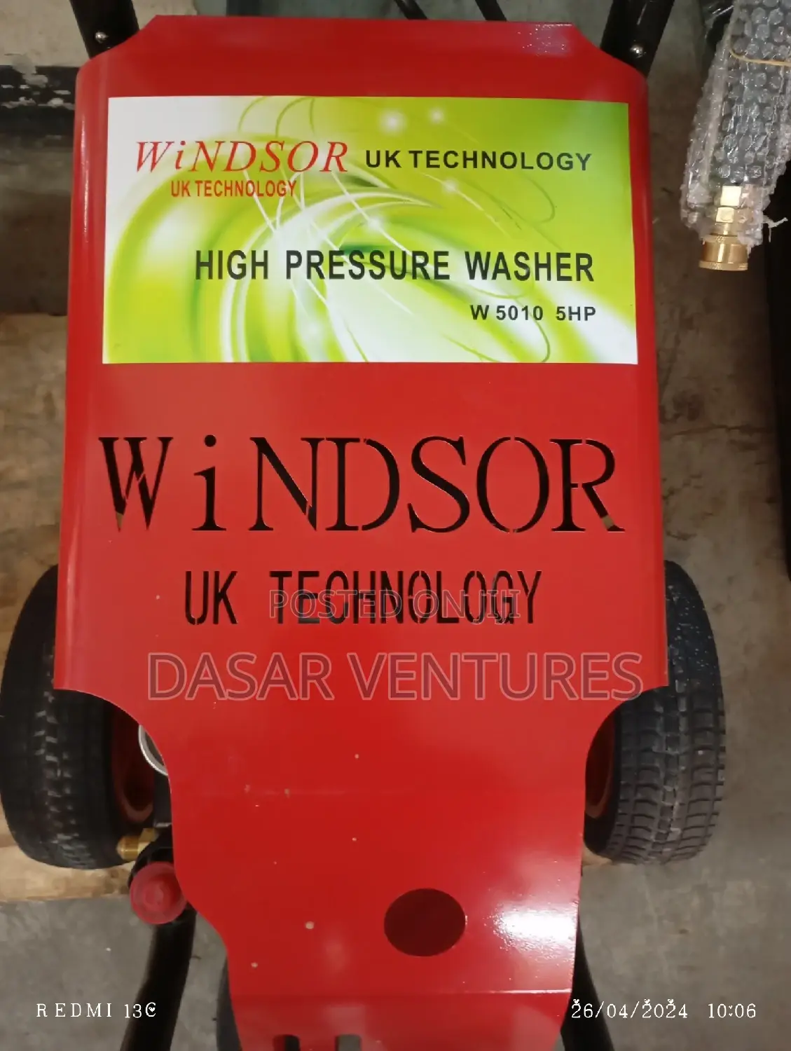 Windsor Pressure Washer 4000psi