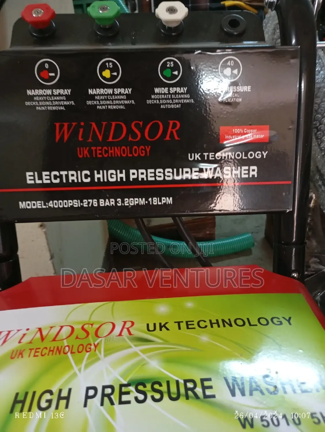 Windsor Pressure Washer 4000psi