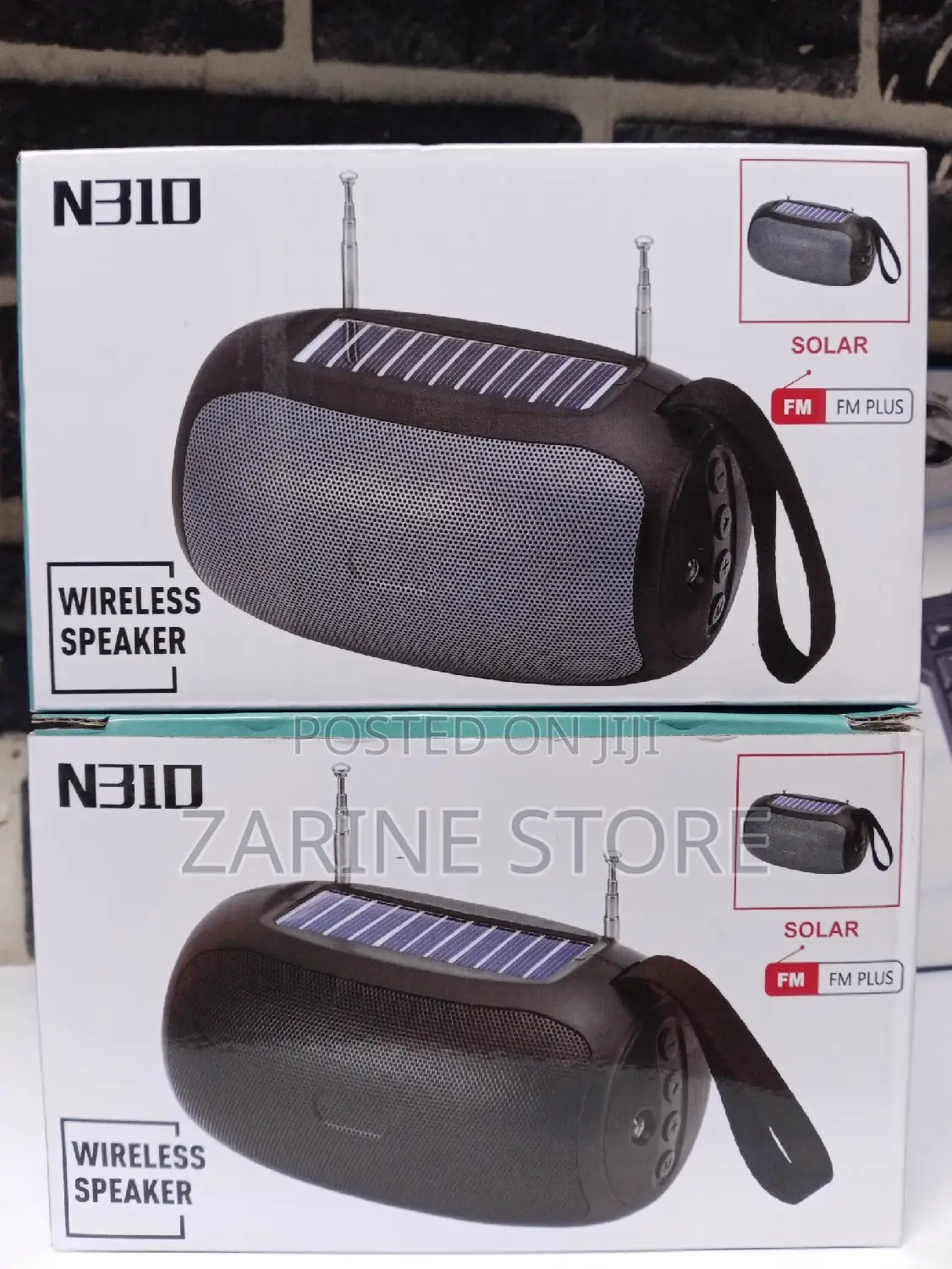 N310 Solar Charging Wireless Speaker, 800mah Battery