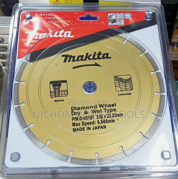 Original Makita 9" Diamond Disc - main view