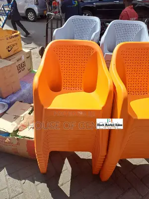 Orange Strong Skyplast Plastic Chair