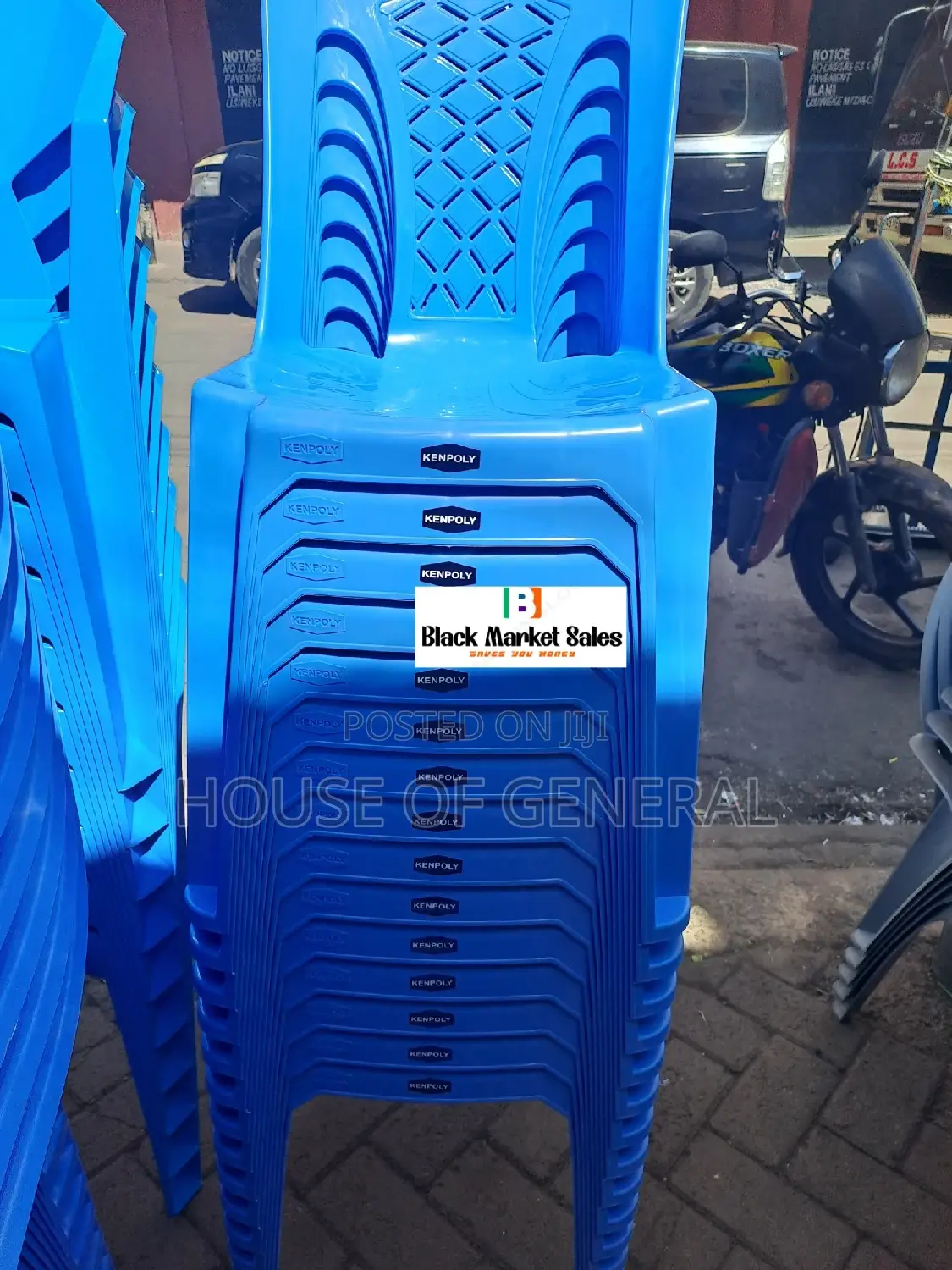 Kenpoly Armless Plastic Chair