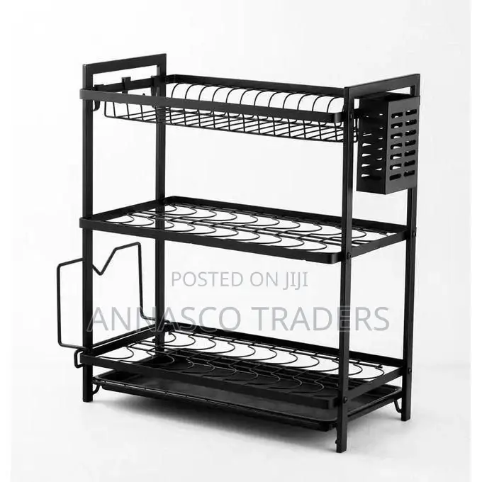 Metallic Quality Dish Rack 3 TIER