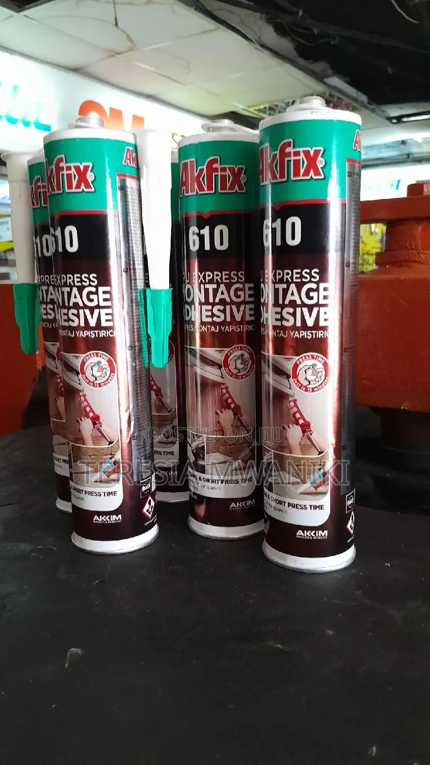 610 PU Express Montage Adhesive (Transparent)