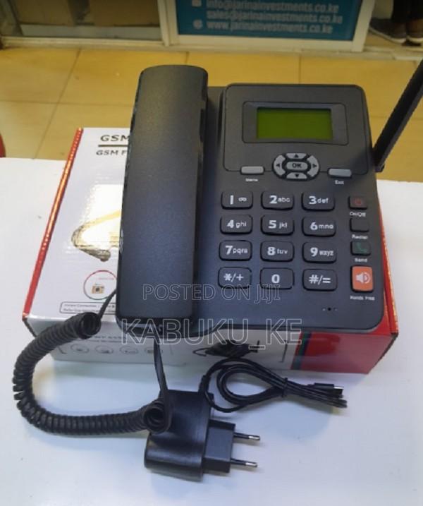 GSM Deskphone 6588 GSM Fixed Wireless Phone SMS Support