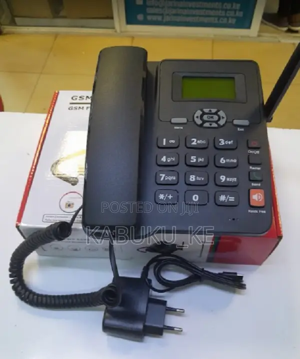 GSM Deskphone 6588 GSM Fixed Wireless Phone SMS Support