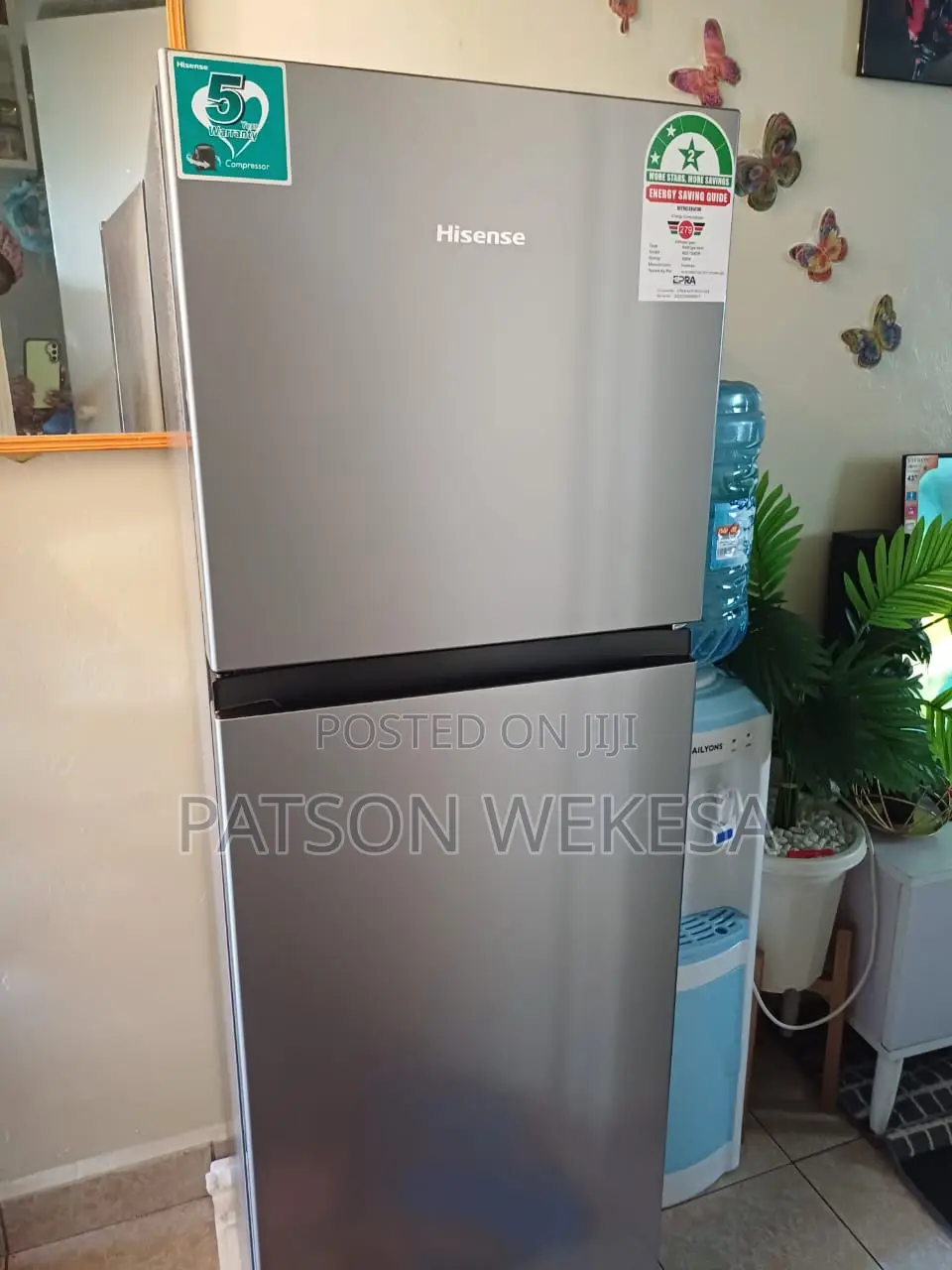 Hisense 154l Double Door Fridge Ref154dr