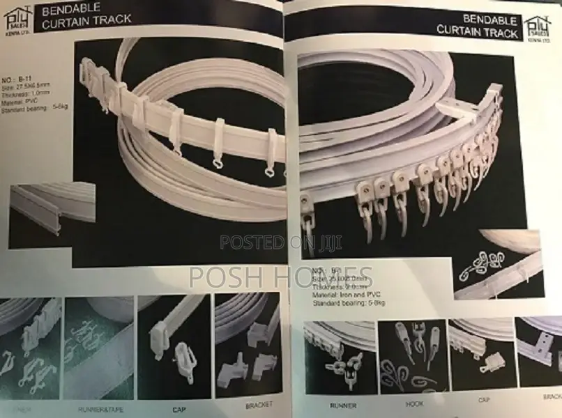 PVC Bendable Curtain Rails