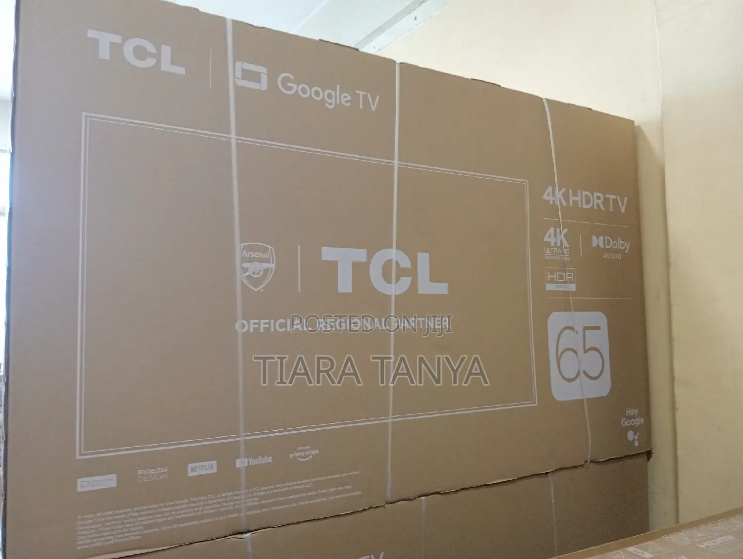 TCL 65 Inches 65” Smart UHD With HDR Google TV