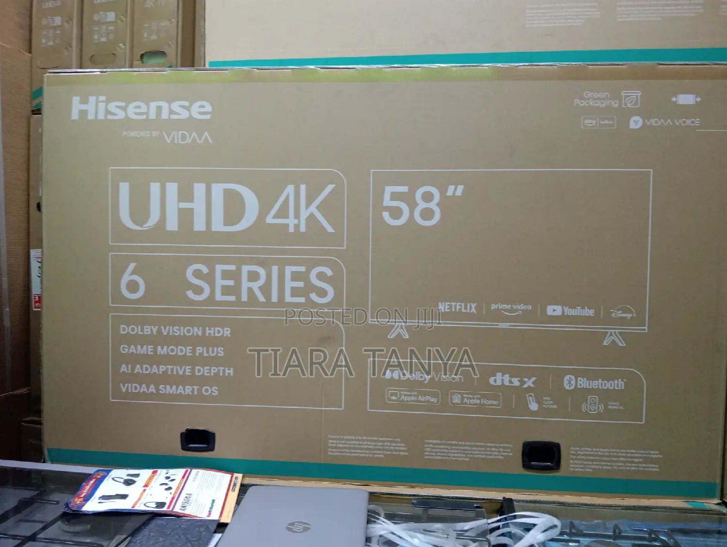 Hisense 58a6 58'' Inches Smart Uhd HDR Frameless