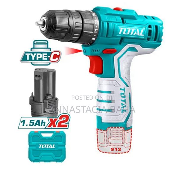 Total Tdli12328 Quality Lithium-Ion Cordless Drill 12V - main view