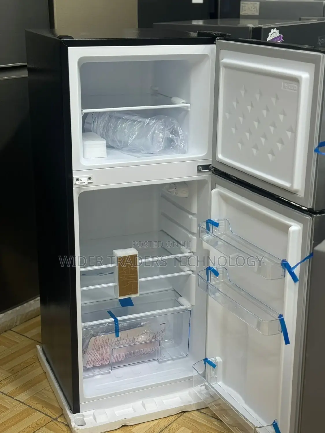 Mika 118l ,2 Door Top Mount Freezer Defrost Fridge