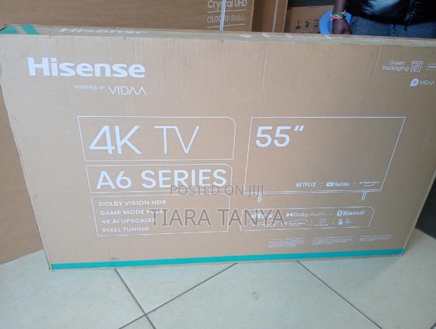 55" Hisense Smart Frameless Tv Google - main view