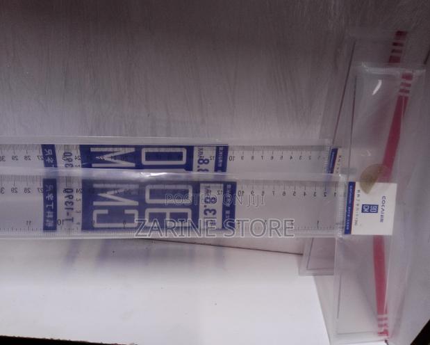 Clear Plastic 90cm T Square - main view