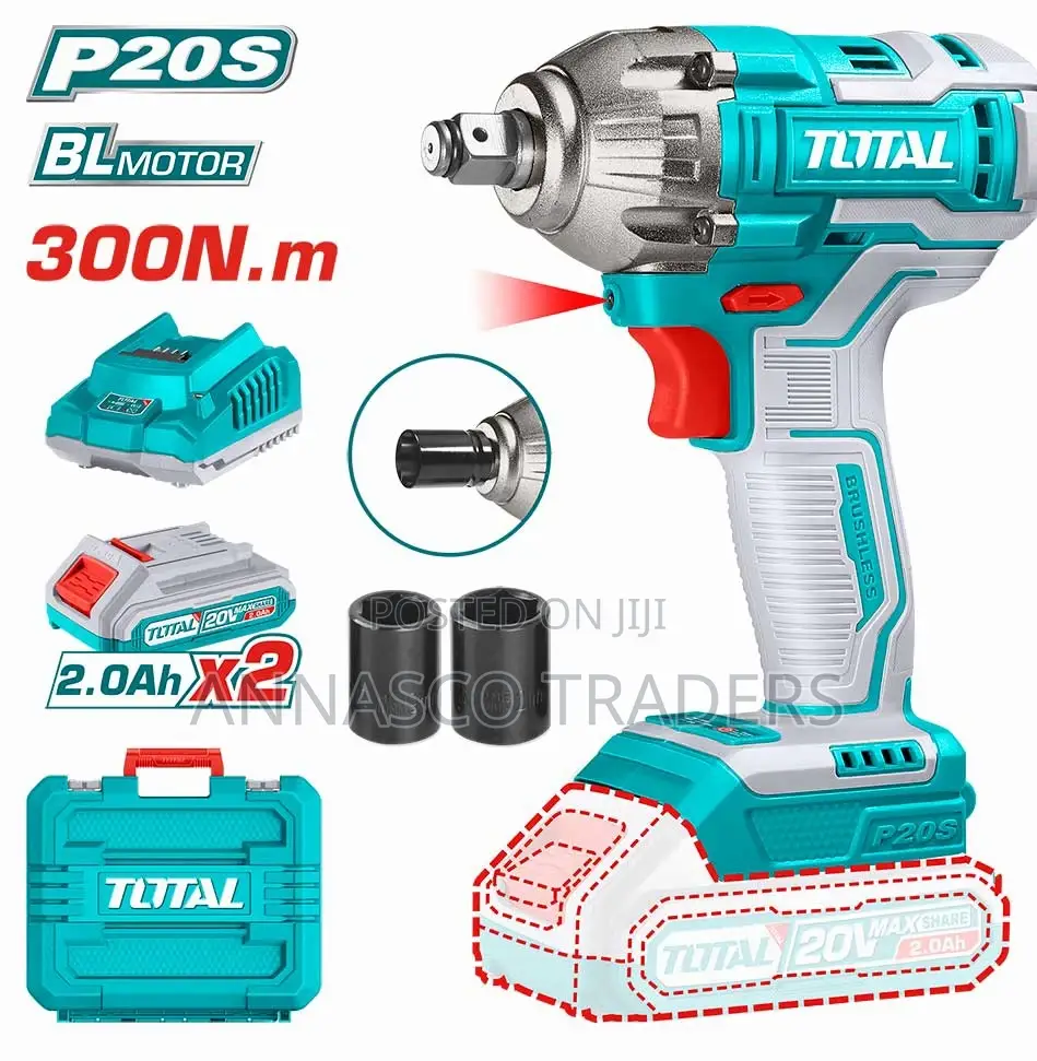 TOTAL TIWLI2038 Lithium-Ion Impact Wrench 20V