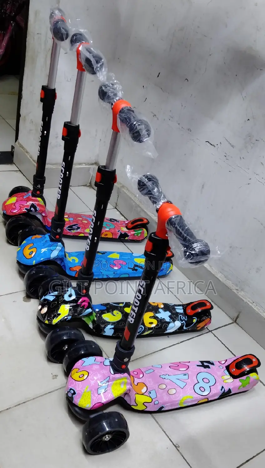 3-8 Years Adjustable Kids Scooters