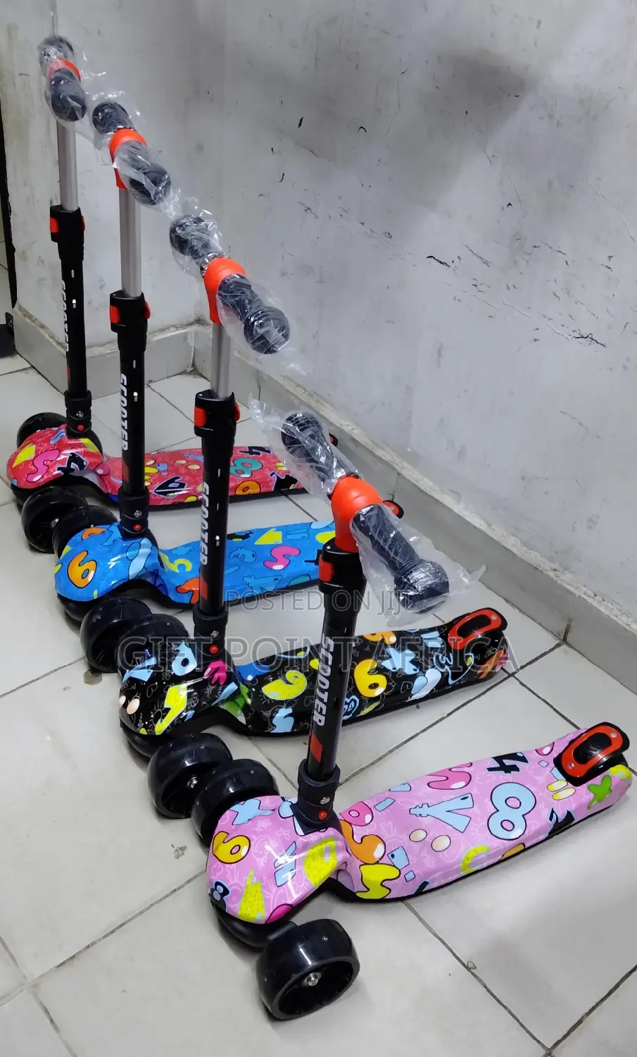 3-8 Years Adjustable Kids Scooters