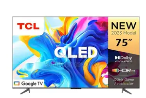 Tcl 75 Inches Google Frameless Television